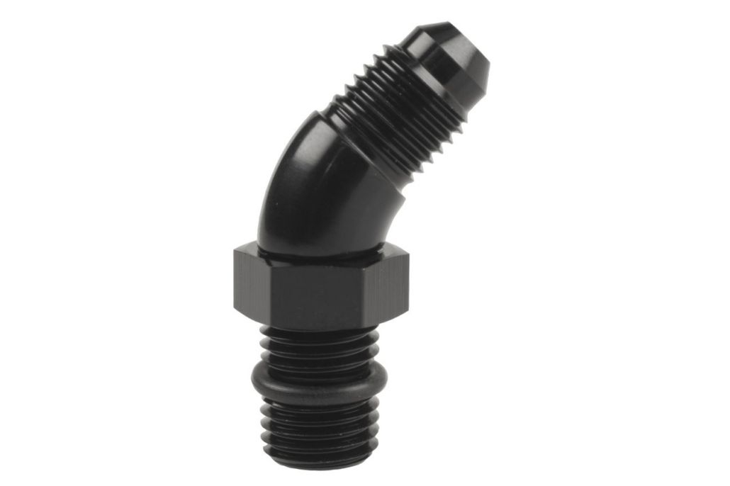 Raceworks  "AN" 45 degree Male Flare to O-Ring Boss