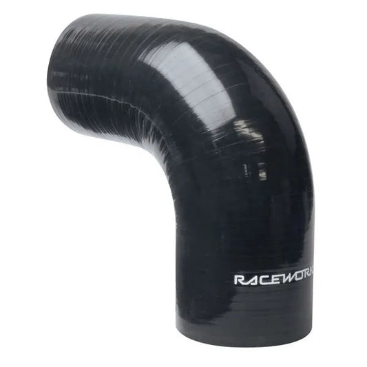 Raceworks Silicone 90 Elbow 2.75" (70mm) Black