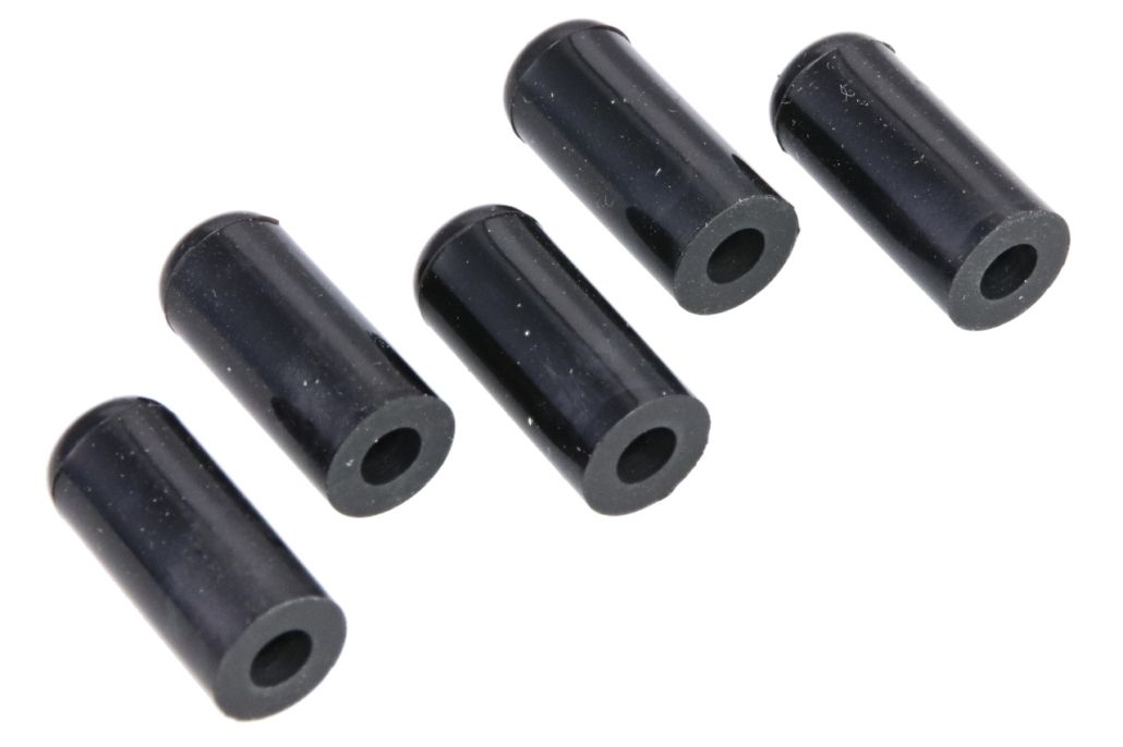 Raceworks 10mm Silicone Blanking Plug Cap / Vacuum Port Bung 5 Pack – Black