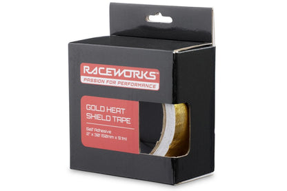 Raceworks Gold Heat Shield Tape Self Adhesive 2In X 30Ft