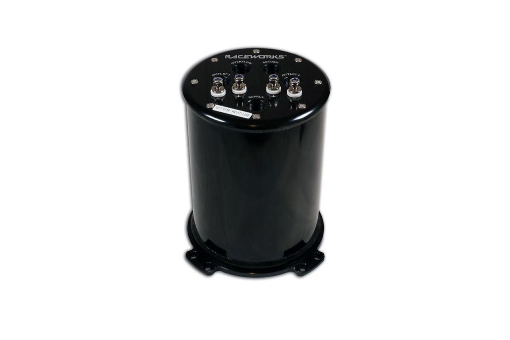 Raceworks Twin Pump Surge Tank 2.8L ALY-083BK