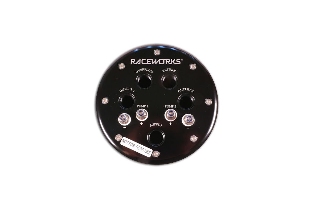 Raceworks Twin Pump Surge Tank 2.8L ALY-083BK