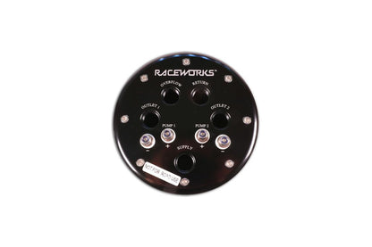 Raceworks Twin Pump Surge Tank 2.8L ALY-083BK